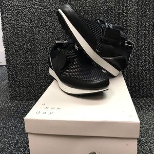 NWT A NEW DAY Deena Black Mesh Sneakers